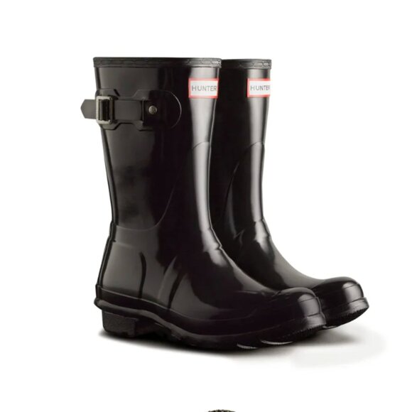 Hunter Original Short Gloss Rain Boots - EUC - Picture 1 of 14